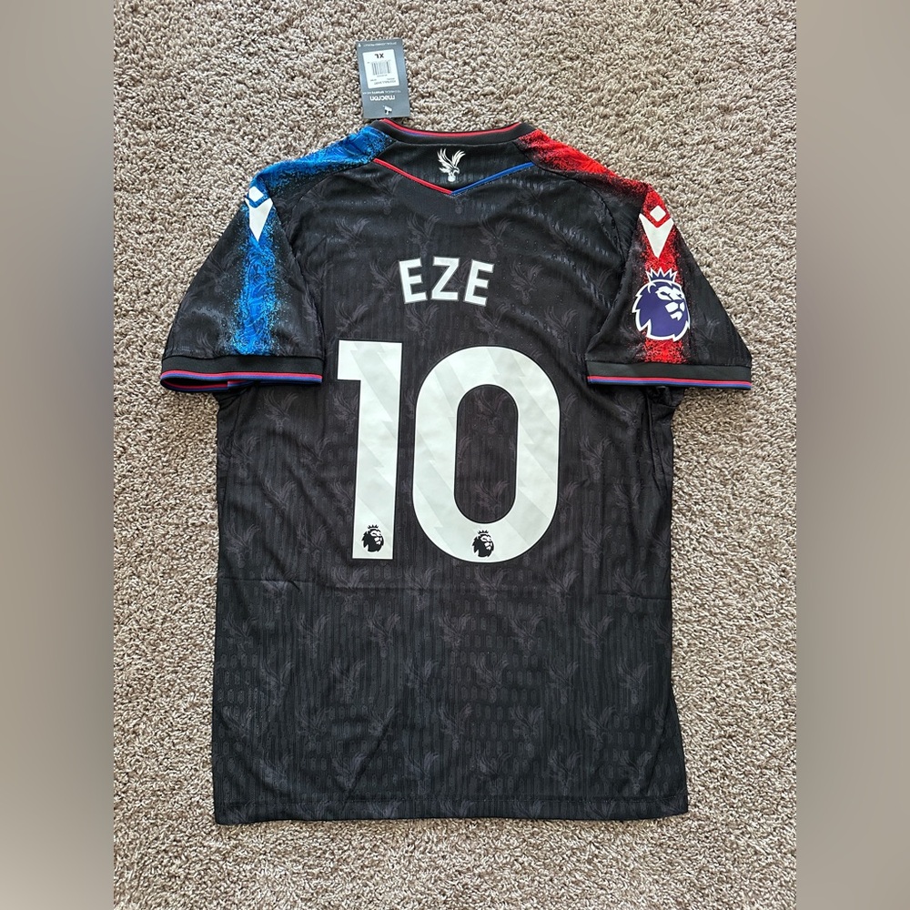 Crystal Palace EZE #10 Black Premier League Replica Jersey